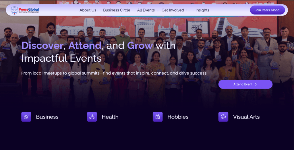 Peers Global Event Management Platform